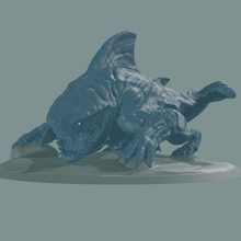 monstruo cazador zamtrios alto calidad modelo planteado + base 3d print model - Mito3D