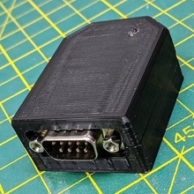 monstre manette 9 épingle USB adaptateur Cas gaine atari sega joypad jeux vidéos 3d print model - Mito3D