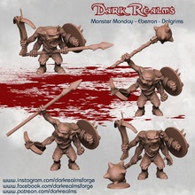 monster lundi - eberron dolgrims jeu d&d donjons dragons le monstre jeux 3d print model - Mito3D