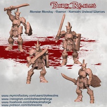 monstruo lunes - eberron karrnathi guerreros muertos vivientes juego dungeons dragons monster juegos 3d print model - Mito3D