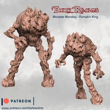 monstruo lunes - calabaza rey juego juegos la monster de halloween dungeons dragons 3d print model - Mito3D