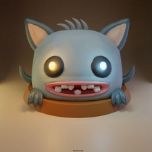 monster mo toy sculpture 3d print model - Mito3D