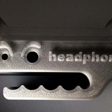 monstruo boca auricular soporte artilugio audio 3d print model - Mito3D