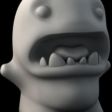 monster mr edward spook art creatures 3d print model - Mito3D