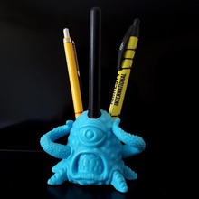 monster penholder art funny 3d print model - Mito3D