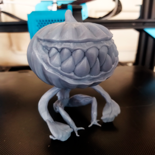 monster pumpkin halloween halloweenxcults teeth 3d print model - Mito3D