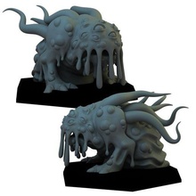 monster shoggoth 28 - 32 mm scale miniature cthulhu rpg boardgame game horror arkham lovecraft mom mata hari elephant man investigator 3d print model - Mito3D