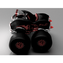 canavar kamyon araba oyuncak model 3d print model - Mito3D