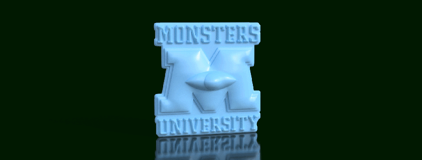 monster university 3d - freakishly cool Art pixar animation monsters sulley mike wazowski universe humor friendship bogus universities doors oozma kappa cries scarers cabinet creativity prequela learning emotion 3d print model - Mito3D