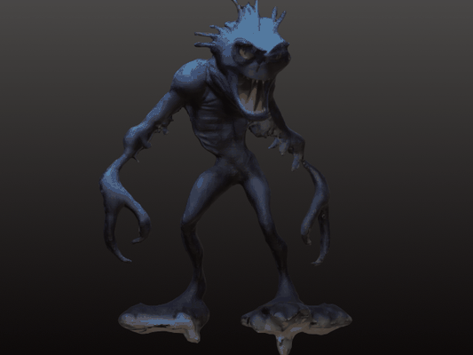 canavar wendigo benzeri oyun dnd rpg 3d print model - Mito3D