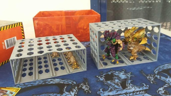 monstruo apocalipsis miniaturas bandeja almacenamiento juego guerra maquina juguete juguetes accesorios 3d print model - Mito3D