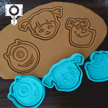 monstros cookiecutter monstrossa biscoito bolacha 3d print model - Mito3D