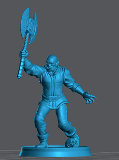monströs Figur Monster 3d print model - Mito3D
