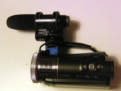 montaggio microfono h hnel mk200 videocamere panasonic videocamera telecamera utilità 3d print model - Mito3D