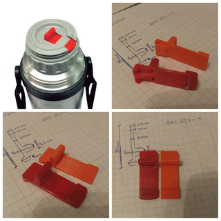 Montagna termo cap serratura sostituzione parti ricambio parte riparazione Fai 3d print model - Mito3D