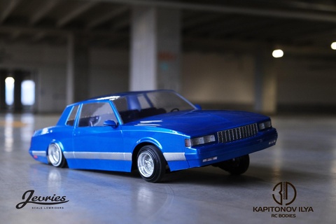 monte carlo ls ss cl rc lexan body 3d printing parts lowriders redcat cars bodies 3d print model - Mito3D