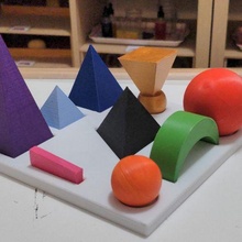 Montessori grammaire solides 3d print model - Mito3D