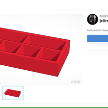 montessori damgası oyun organizer kutu matematik Organizatör kutusu damga 3d print model - Mito3D