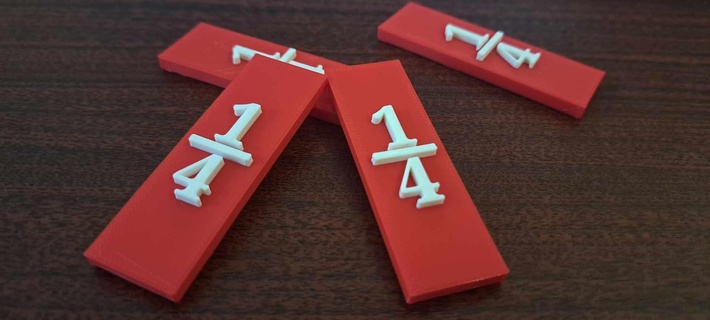 montessori frazioni matematica ti kola 3d print model - Mito3D