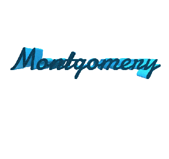 Montgomery oğlan erkek adam ilk isim dekorasyon Sanat ev gün bricoloup bricoloup 3d Montgomery 3d print model - Mito3D