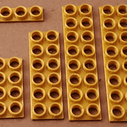 montini Bausteine weibliche plate set-lego kompatibel Spiel Bau-Spielzeug lego-kompatibel briques Steine bouwstenen block 3D print model - Mito3D