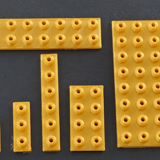 montini Bausteine männlichen Platten lego kompatibel Spiel Bau-Spielzeug lego-kompatibel briques Steine bouwstenen block 3D print model - Mito3D
