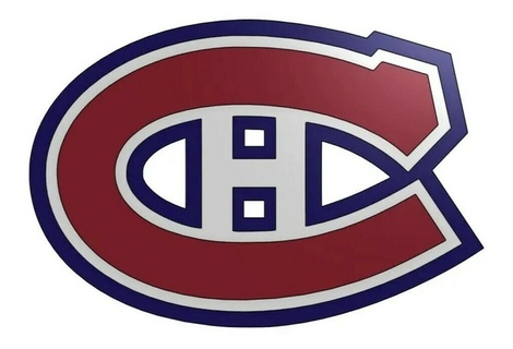 montreal canadesi logo Habs hockey nhl cartello 2d arte 3d print model - Mito3D