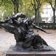 monumento a victor hugo musa rodin de paris arte esculturas 3d print model - Mito3D