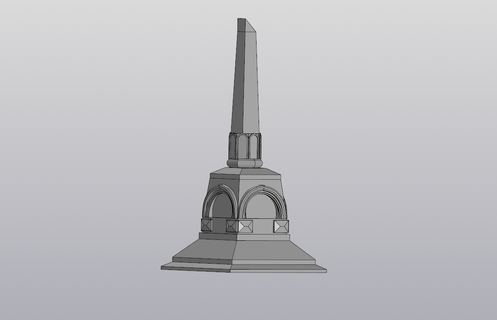 Monumento 3d print model - Mito3D