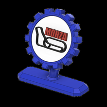 monza Schaltkreis Logo Stand Gadget Gran Turismo Vorteil Korsa Italien Simulator Dekoration aufrichtig Kunst Werkzeuge Gaming 3d print model - Mito3D
