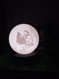 moon shaped Fener temel Aşk hediye dostluk gelin damat fiends 14 Şubat 3d print model - Mito3D