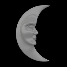 moon art wall decorative 3d print model - Mito3D