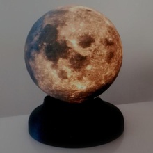 luna di base 4 g9 led casa 10 cm 10cm pollici 4inch il fai da te ikea la lampada luce le luci lunare notturna ombra famiglia 3d print model - Mito3D