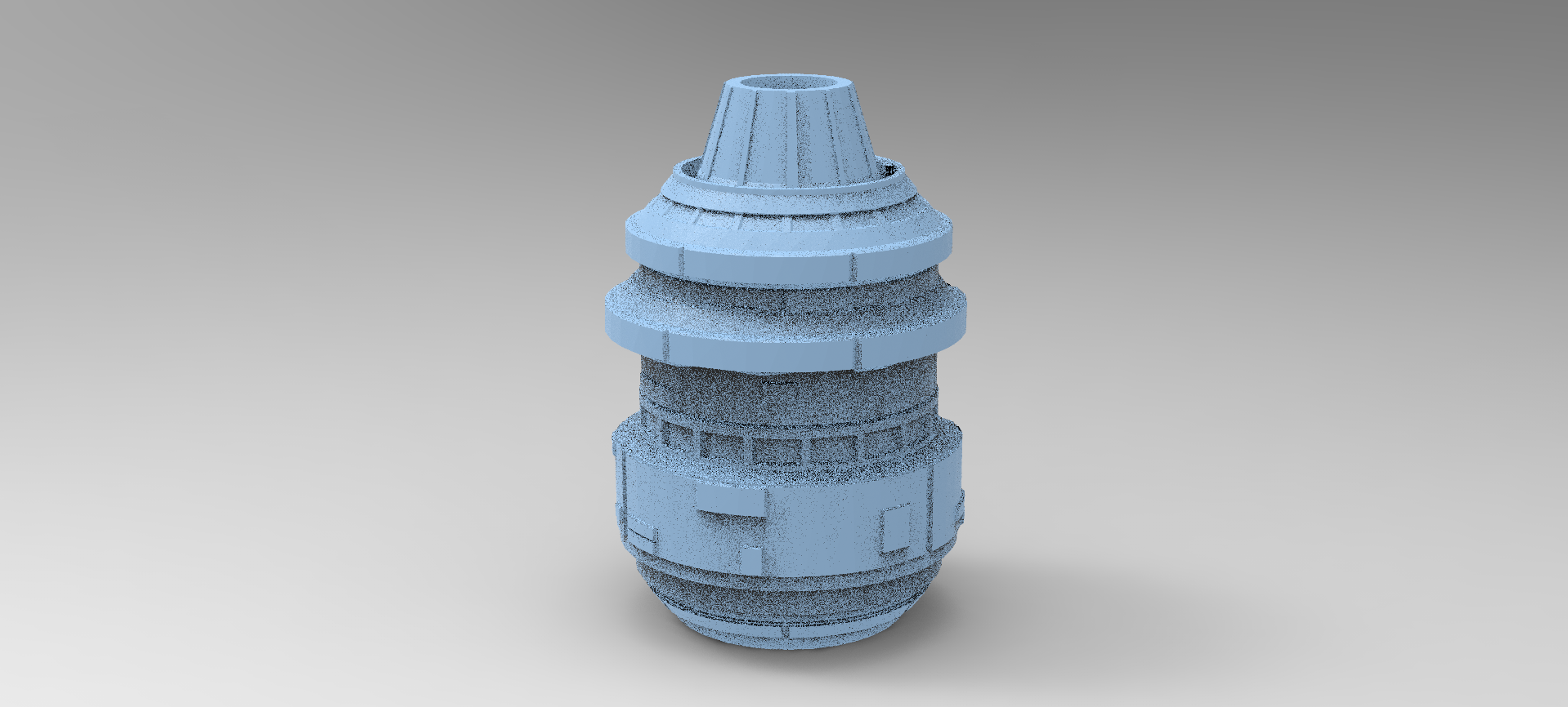 moon base prop 1 r dome sci fi exterior 3D print model - Mito3D