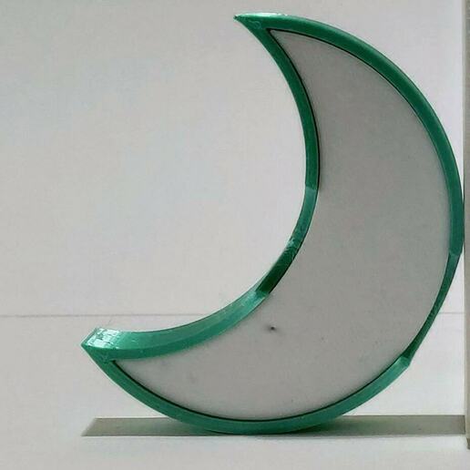 lune boîte lunaire croissant 3D print model - Mito3D