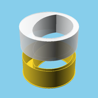 lua círculo Estágio 10 nestable caixa v1 3d print model - Mito3D