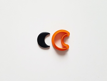 moon clay cutter set polymer mini small earrings celestial galaxy cosmic 3d print model - Mito3D
