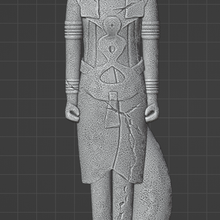 moon knight ammit statue 3d print model - Mito3D