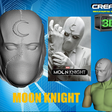 moon knight head 3d print model - Mito3D