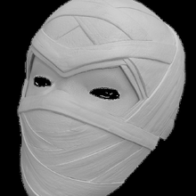 Mond Ritter Helm Maske 3 3d print model - Mito3D