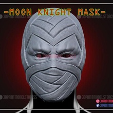 ay şövalye maske hayret Kostüm oyunu kask 3d print model - Mito3D