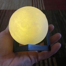 moon lamp stand home light 3d print model - Mito3D