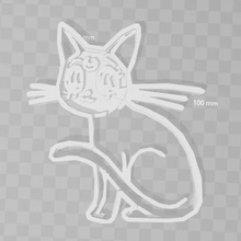 moon sailor chat à l'emporte-pièce la maison cookiecutter moisissure biscuit jannie blackcat sailormoon l'anime manche 3d print model - Mito3D