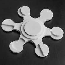 moon spinner gadget phases toy fidget 3d print model - Mito3D