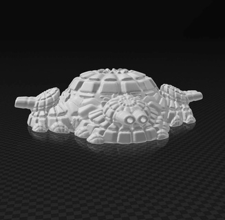 moonbase - cyberpunk space bunker terrain tabletop 3d print model - Mito3D