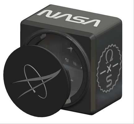 reloj luna caja omega muestra tela moonwatch marzo planetas relojería lujo 3d print model - Mito3D