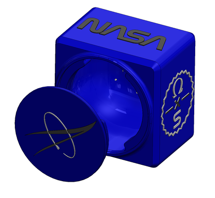 moonswatch box neptune watch omega swatch moonwatch march planete watchmaking luxury 3d print model - Mito3D