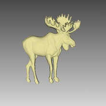 moose art 3d print model - Mito3D