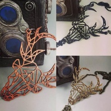 moose necklace jewelry jannie art fashion luifer polygonal fastprint 3d 3dprinting stl 3d print model - Mito3D