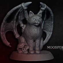 Moosifer Tischplatte Katze Dämon Teufel niedlich böse Tabelle tötlich familiär Begleiter Elch Kreatur Tier Monster 3d print model - Mito3D